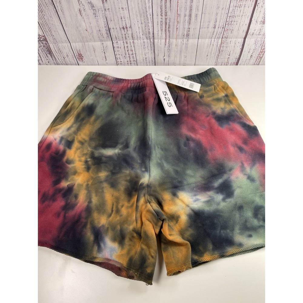 525 America Women's Tye Dye Shorts M Amber Multi